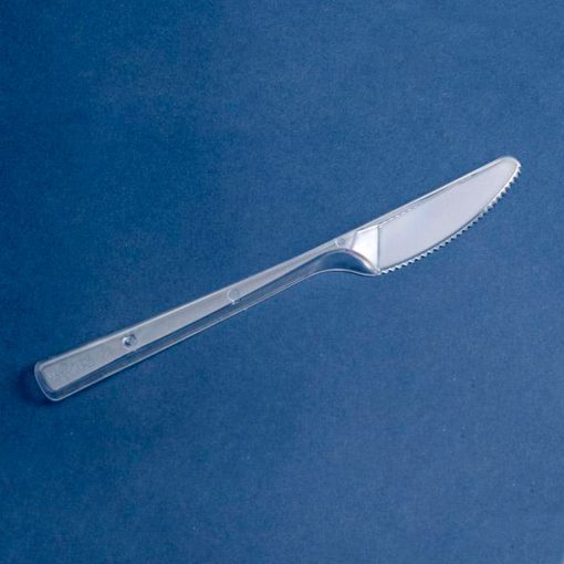 cuchillo transparente rígido