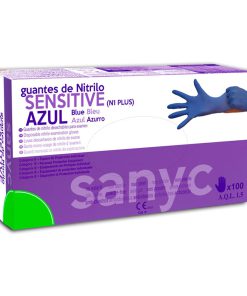 Guante nitrilo azul sensitive Celea