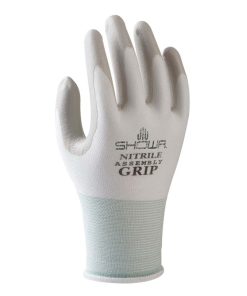 Guante nylon nitrilo gris