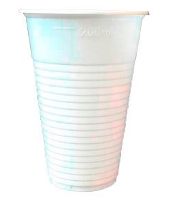 vaso agua blanco 220cc