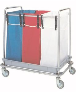 Carro recogida ropa mod110 acero-inox