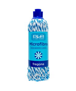 Fregona microfibra azul blanca