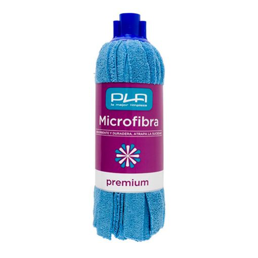 Fregona microfibra tiras 160g azul