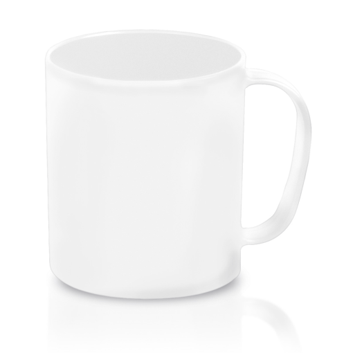 Taza polipropileno blanca