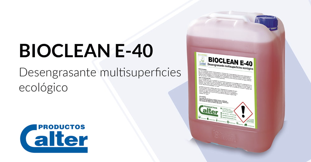 Detergente multiuso ecológico Bioclean E-40